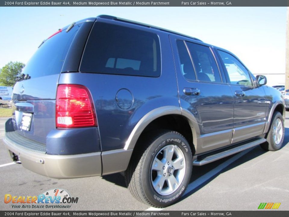 2004 Ford Explorer Eddie Bauer 4x4 Medium Wedgewood Blue Metallic / Medium Parchment Photo #3