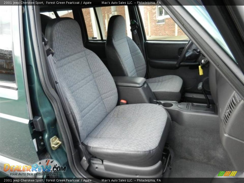 Agate Interior - 2001 Jeep Cherokee Sport Photo #6