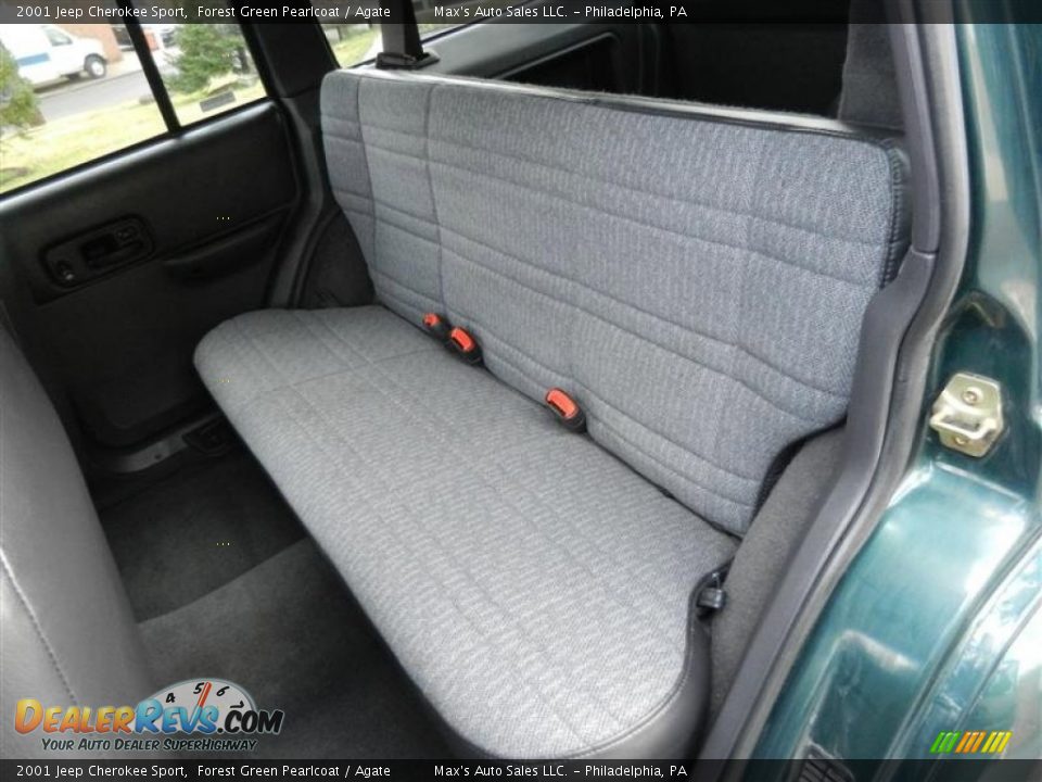 Agate Interior 2001 Jeep Cherokee Sport Photo 7