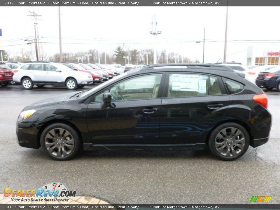 Obsidian Black Pearl 2012 Subaru Impreza 2.0i Sport Premium 5 Door Photo #4