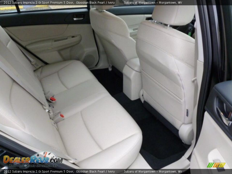 Ivory Interior - 2012 Subaru Impreza 2.0i Sport Premium 5 Door Photo #11