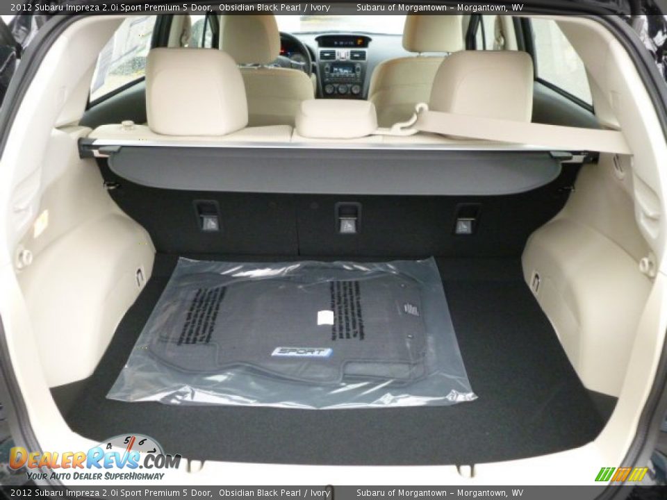 2012 Subaru Impreza 2.0i Sport Premium 5 Door Trunk Photo #12