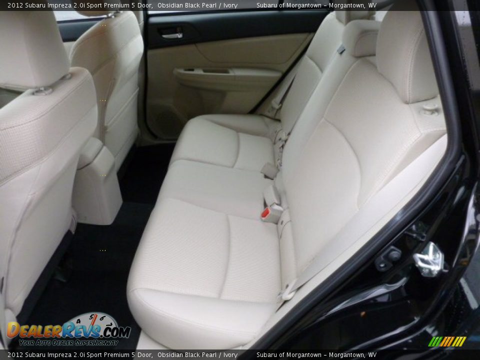 Ivory Interior - 2012 Subaru Impreza 2.0i Sport Premium 5 Door Photo #13