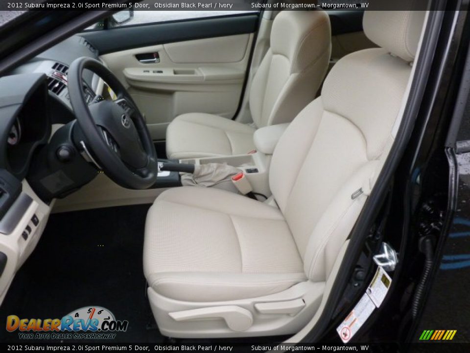 Front Seat of 2012 Subaru Impreza 2.0i Sport Premium 5 Door Photo #15