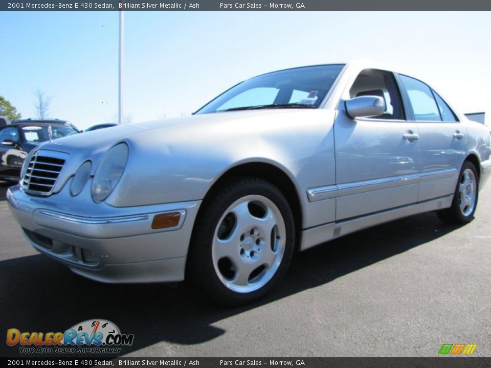 2001 Mercedes-Benz E 430 Sedan Brilliant Silver Metallic / Ash Photo #1