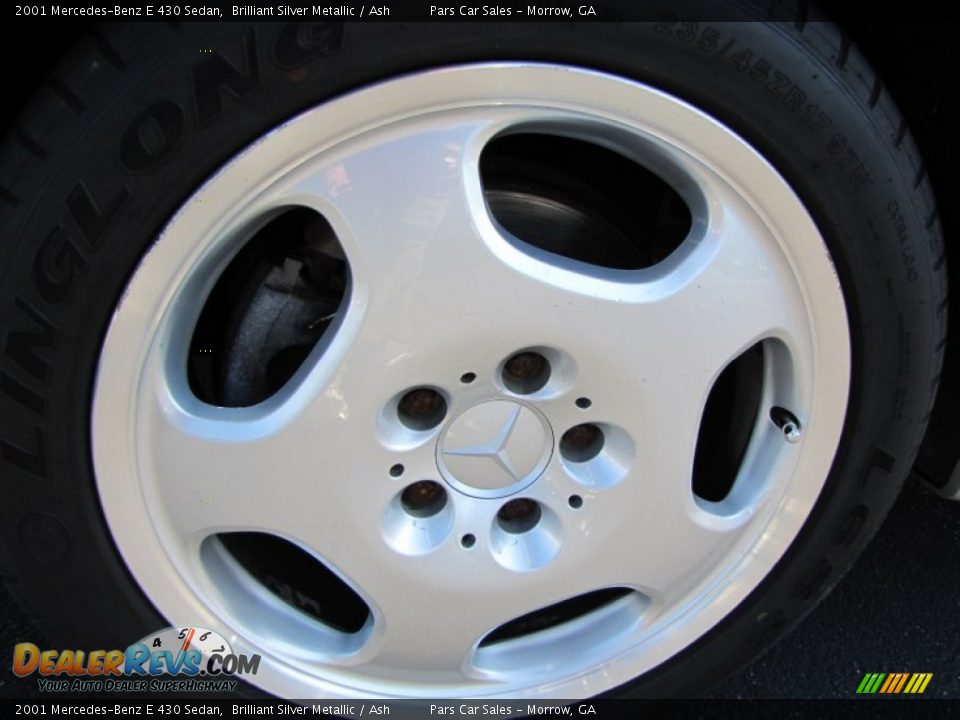 2001 Mercedes-Benz E 430 Sedan Brilliant Silver Metallic / Ash Photo #5