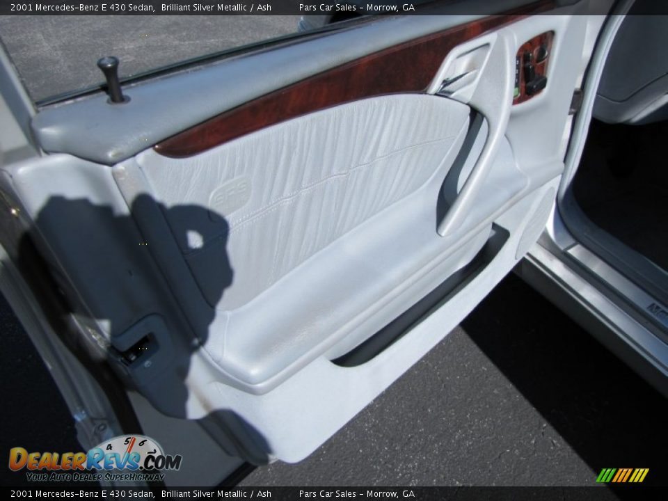 2001 Mercedes-Benz E 430 Sedan Brilliant Silver Metallic / Ash Photo #7