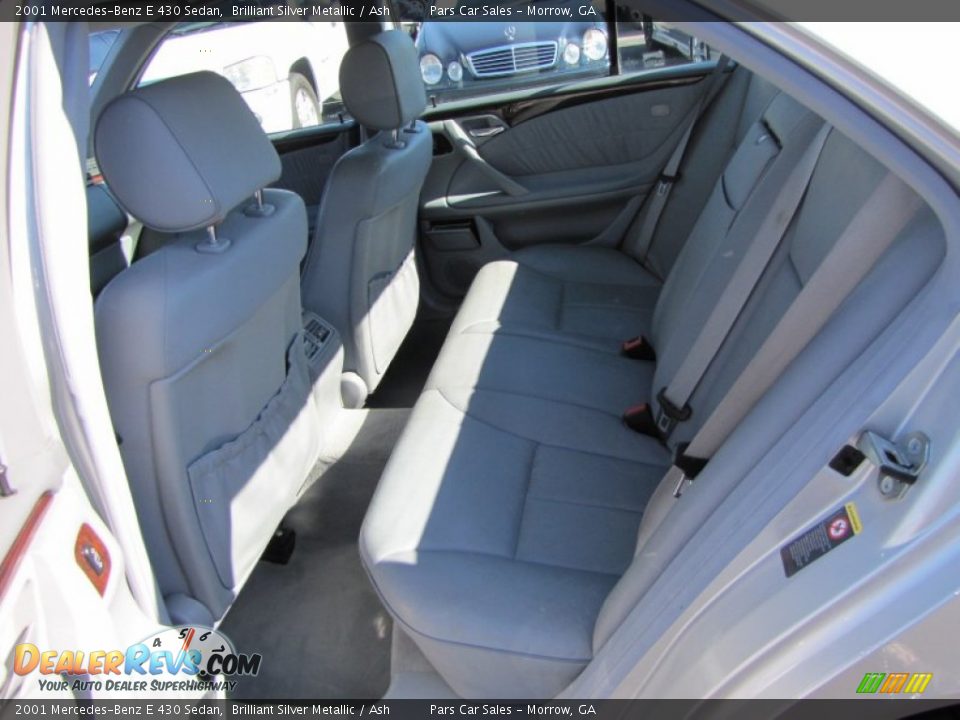 2001 Mercedes-Benz E 430 Sedan Brilliant Silver Metallic / Ash Photo #8
