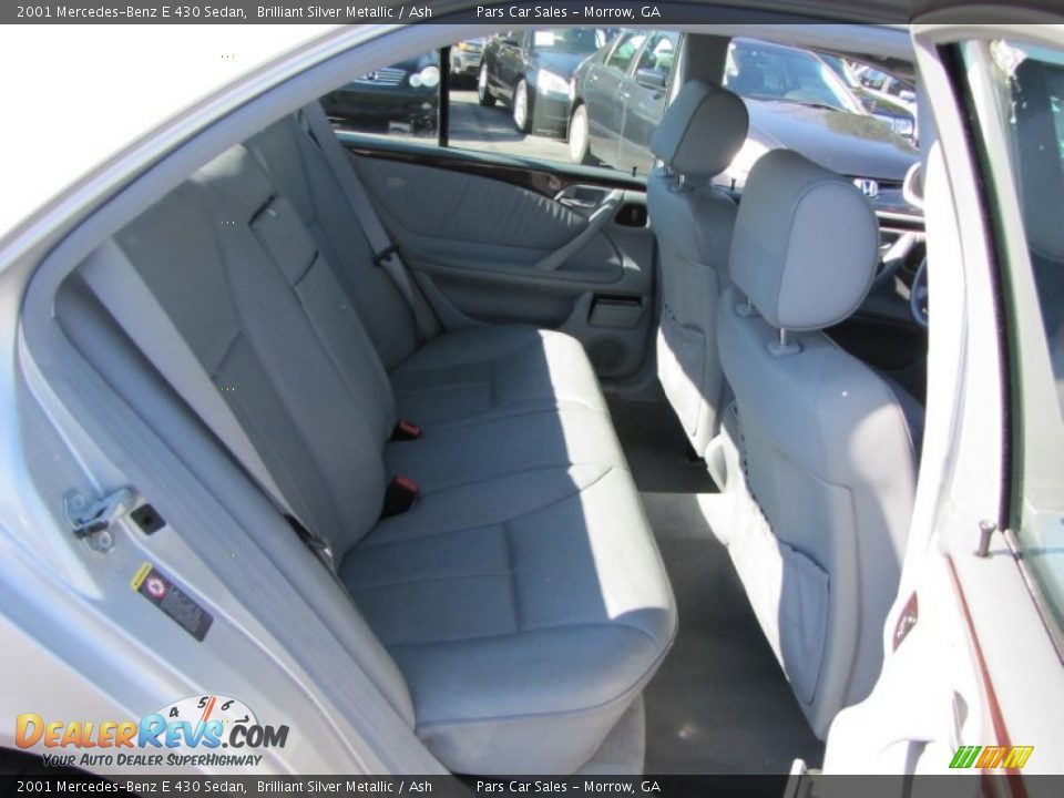 2001 Mercedes-Benz E 430 Sedan Brilliant Silver Metallic / Ash Photo #9