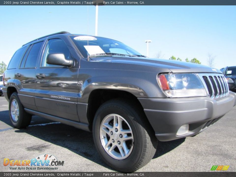 2003 Jeep Grand Cherokee Laredo Graphite Metallic / Taupe Photo #4