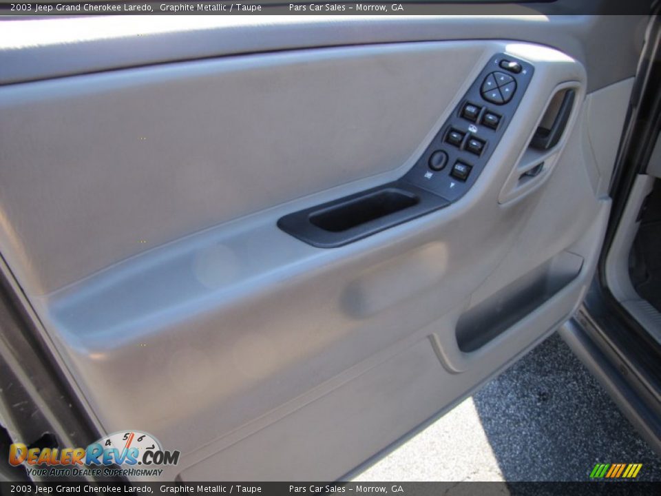 2003 Jeep Grand Cherokee Laredo Graphite Metallic / Taupe Photo #7