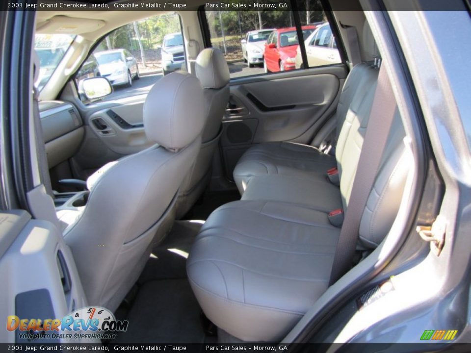 2003 Jeep Grand Cherokee Laredo Graphite Metallic / Taupe Photo #8