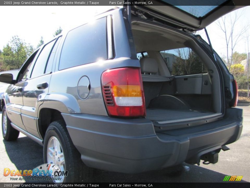 2003 Jeep Grand Cherokee Laredo Graphite Metallic / Taupe Photo #9