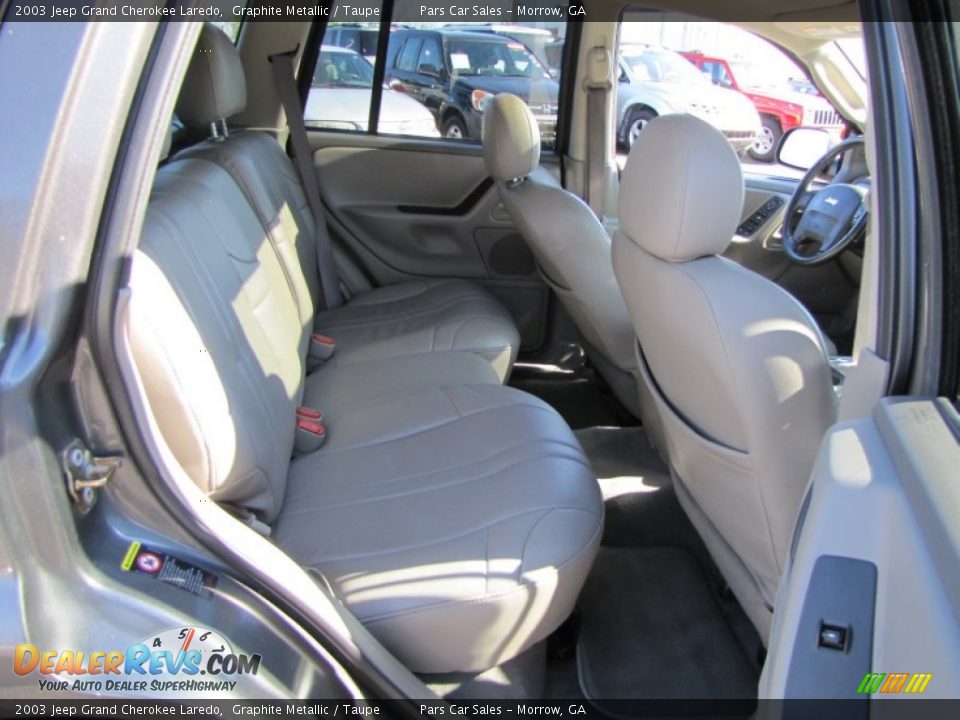 2003 Jeep Grand Cherokee Laredo Graphite Metallic / Taupe Photo #10