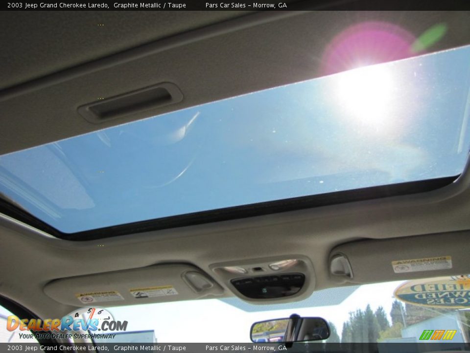 2003 Jeep Grand Cherokee Laredo Graphite Metallic / Taupe Photo #14