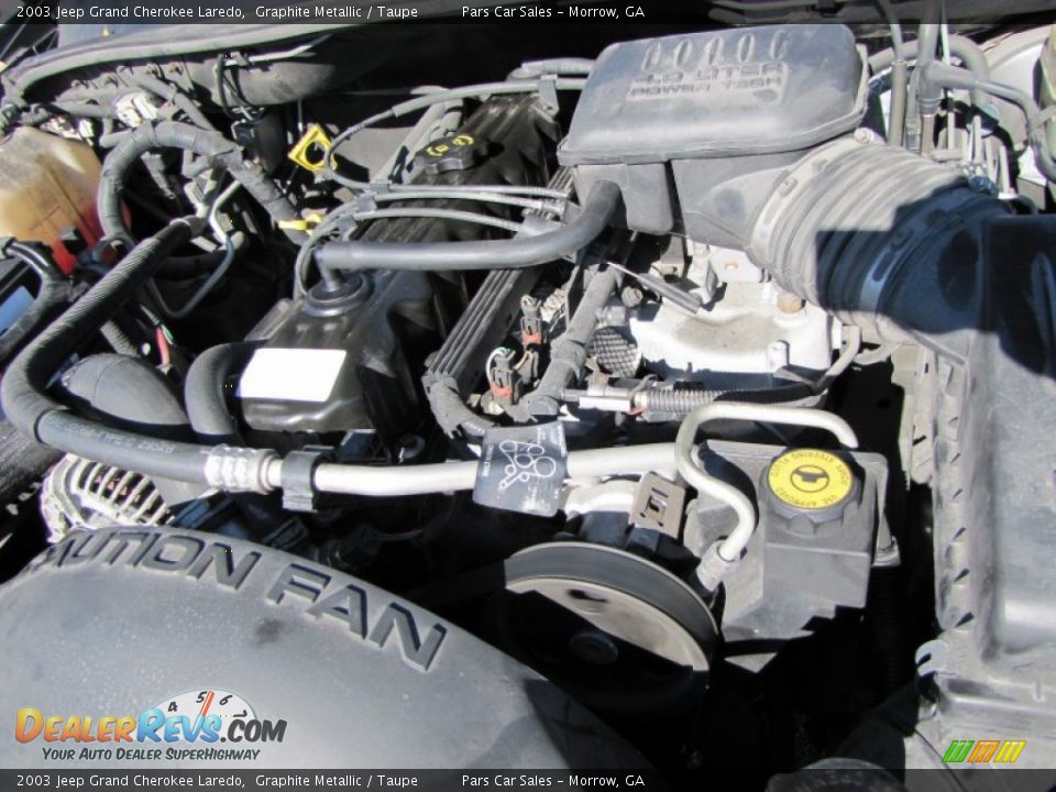 2003 Jeep Grand Cherokee Laredo 4.0 Liter OHV 12-Valve Inline 6 Cylinder Engine Photo #15