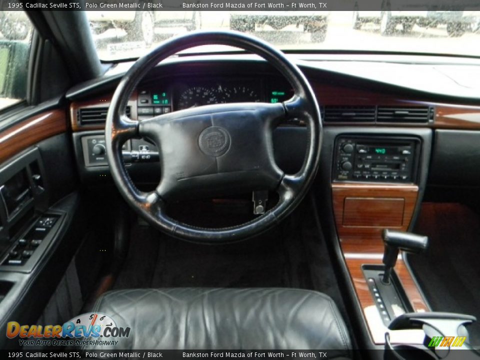 1995 Cadillac Seville STS Polo Green Metallic / Black Photo #9