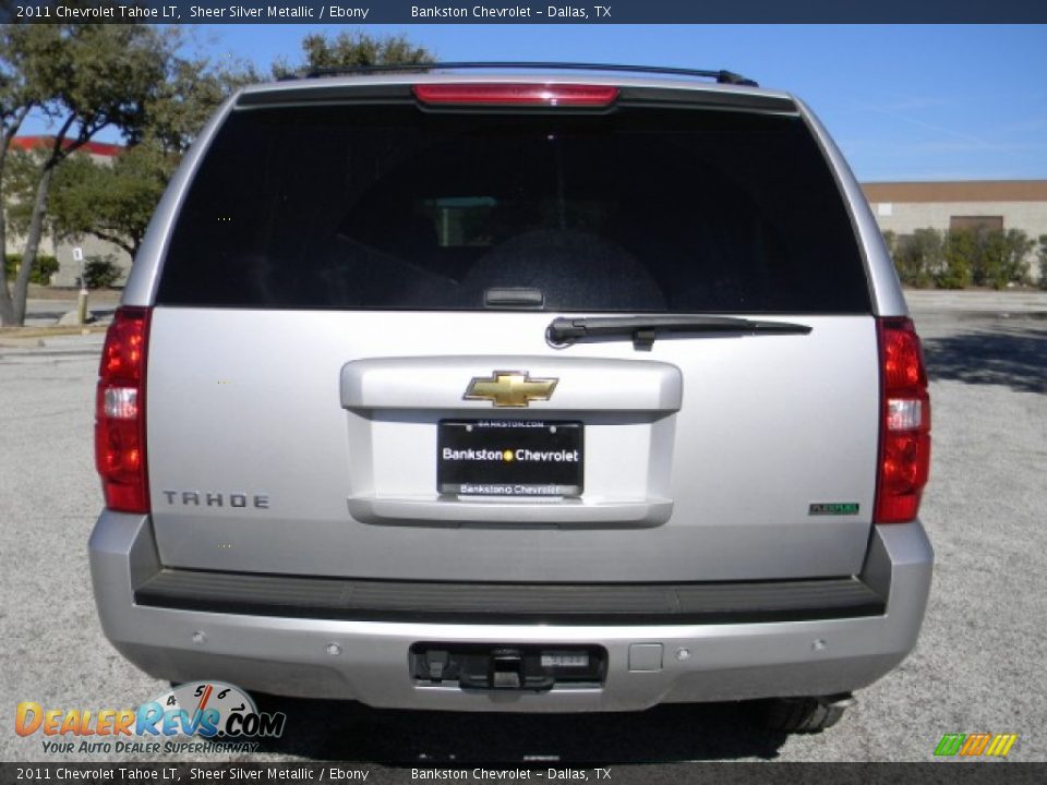 2011 Chevrolet Tahoe LT Sheer Silver Metallic / Ebony Photo #4