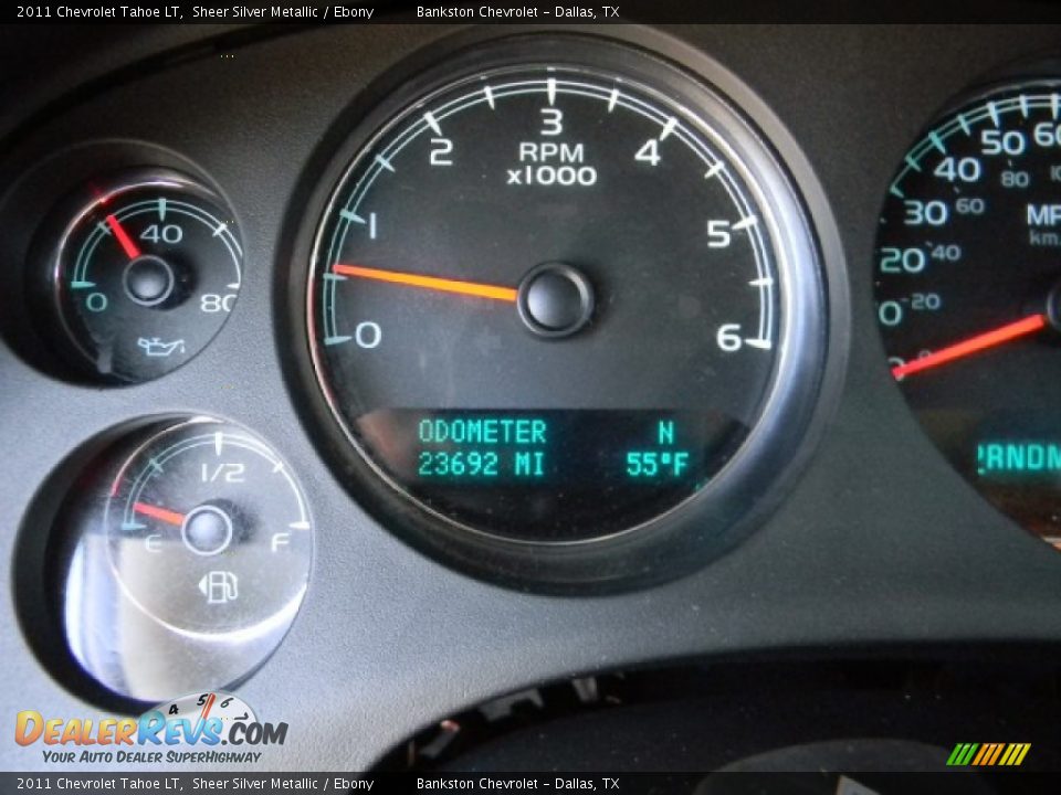 2011 Chevrolet Tahoe LT Sheer Silver Metallic / Ebony Photo #10
