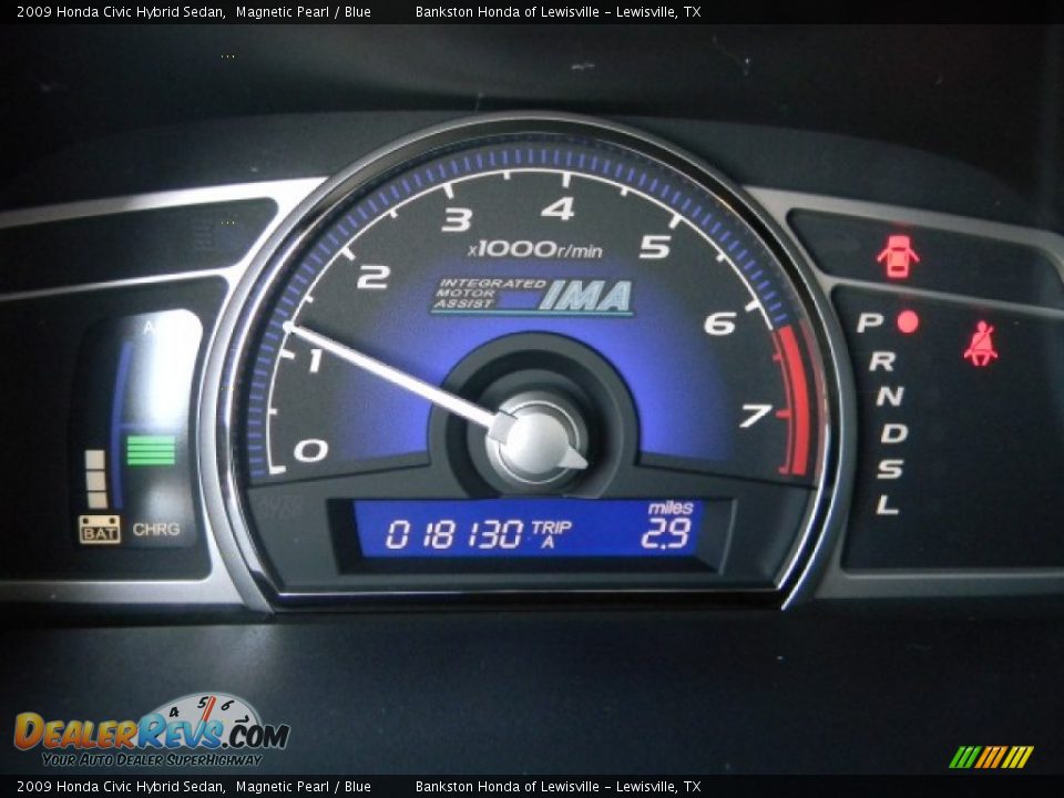 2009 Honda Civic Hybrid Sedan Gauges Photo #10