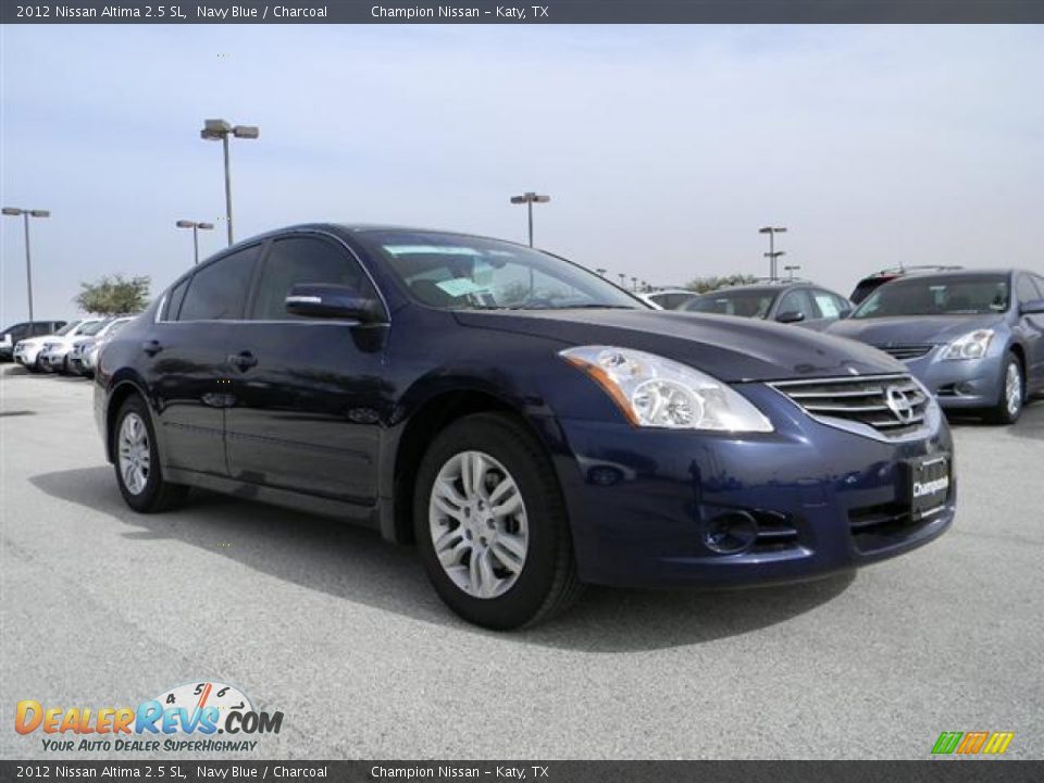 2012 Nissan Altima 2.5 SL Navy Blue / Charcoal Photo #3