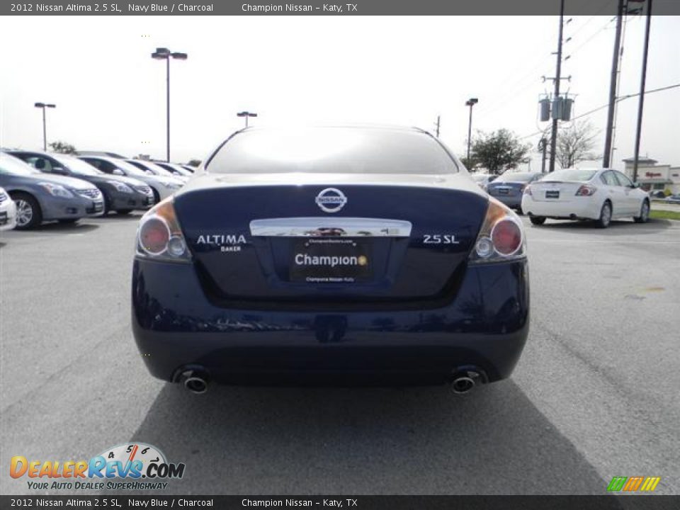 2012 Nissan Altima 2.5 SL Navy Blue / Charcoal Photo #5