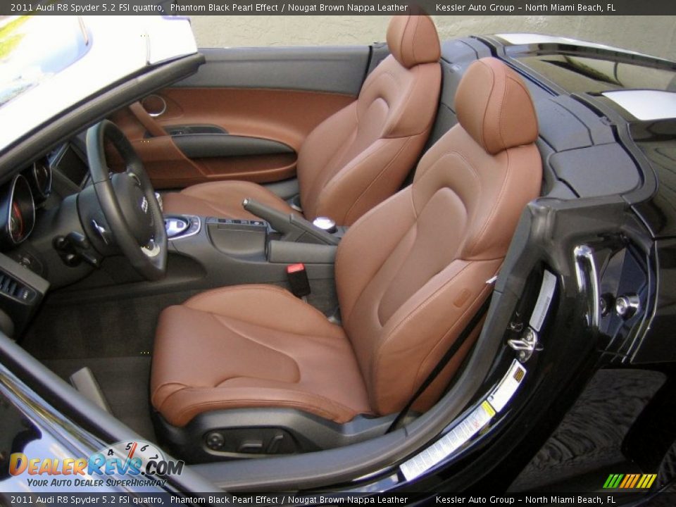 Front Seat of 2011 Audi R8 Spyder 5.2 FSI quattro Photo #14