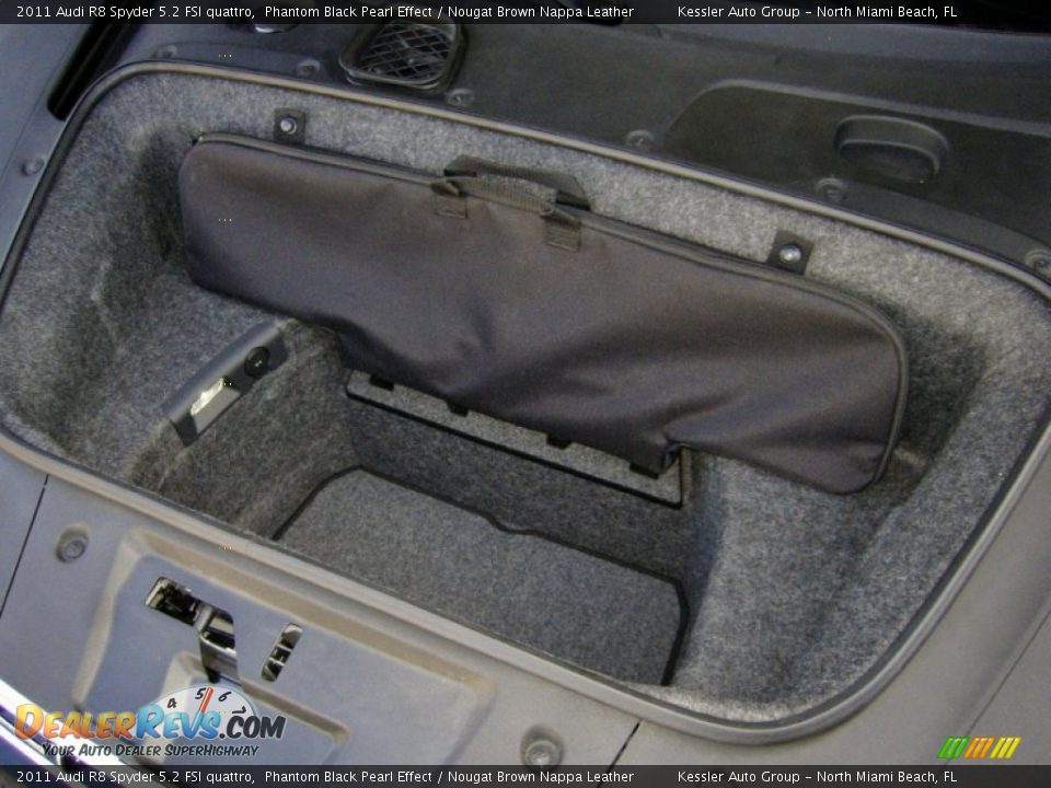 2011 Audi R8 Spyder 5.2 FSI quattro Trunk Photo #35
