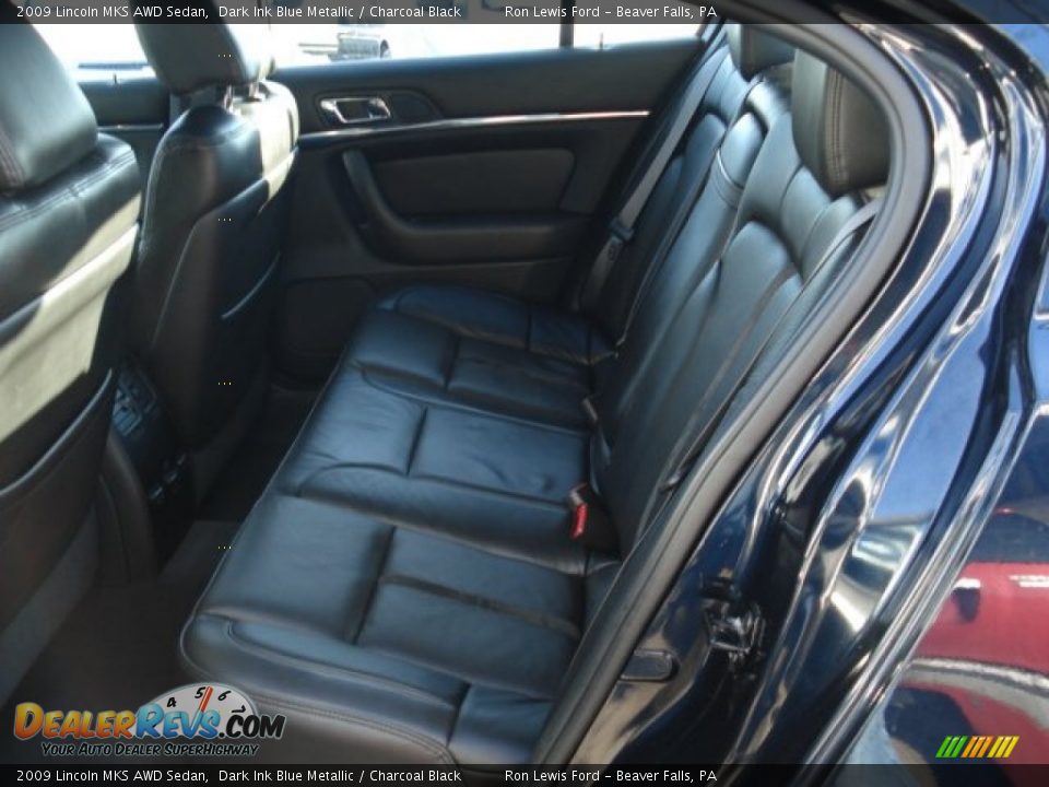 Charcoal Black Interior - 2009 Lincoln MKS AWD Sedan Photo #16