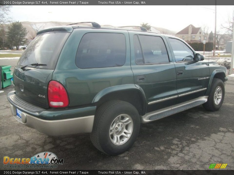 2001 Dodge Durango SLT 4x4 Forest Green Pearl / Taupe Photo #2