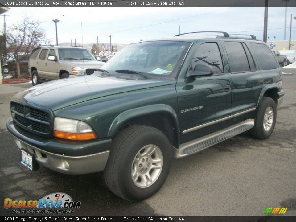 2001 Dodge Durango SLT 4x4 Forest Green Pearl / Taupe Photo #5