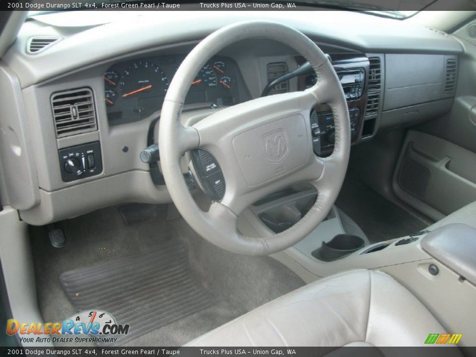 2001 Dodge Durango SLT 4x4 Forest Green Pearl / Taupe Photo #8