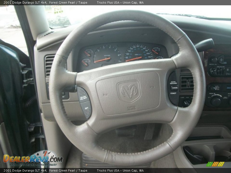 2001 Dodge Durango SLT 4x4 Forest Green Pearl / Taupe Photo #13