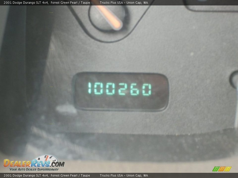 2001 Dodge Durango SLT 4x4 Forest Green Pearl / Taupe Photo #14