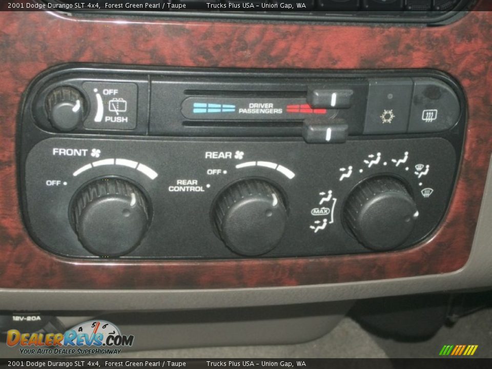 2001 Dodge Durango SLT 4x4 Forest Green Pearl / Taupe Photo #17