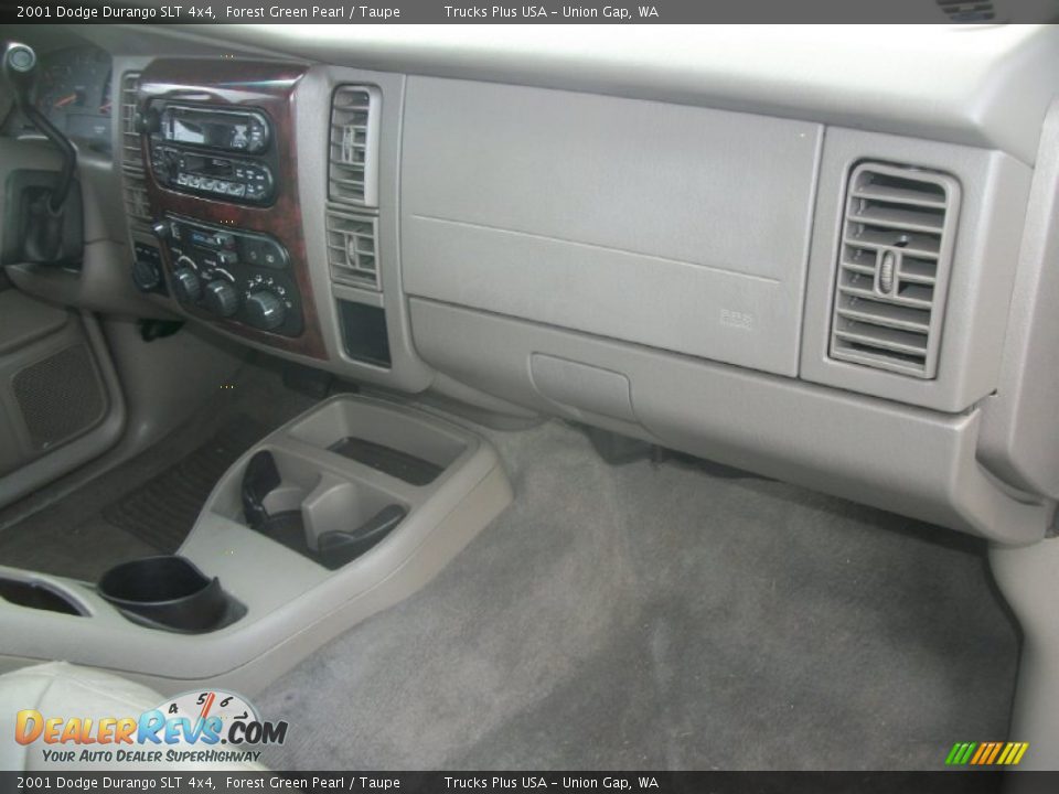 2001 Dodge Durango SLT 4x4 Forest Green Pearl / Taupe Photo #22