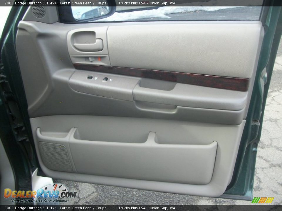 2001 Dodge Durango SLT 4x4 Forest Green Pearl / Taupe Photo #26