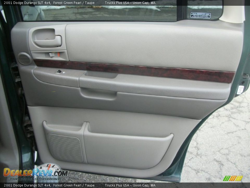 2001 Dodge Durango SLT 4x4 Forest Green Pearl / Taupe Photo #28