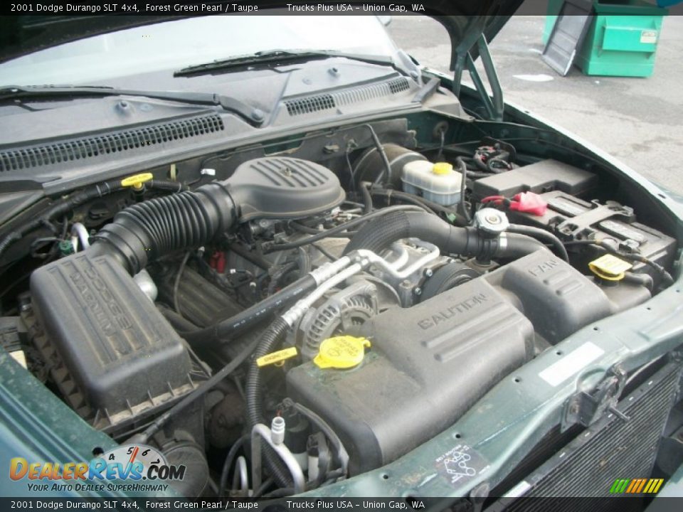 2001 Dodge Durango SLT 4x4 5.9 Liter OHV 16-Valve V8 Engine Photo #36