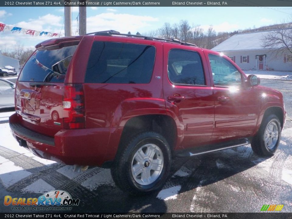 2012 Chevrolet Tahoe Z71 4x4 Crystal Red Tintcoat / Light Cashmere/Dark Cashmere Photo #5