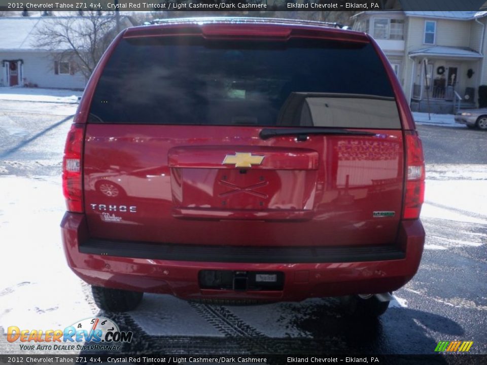 2012 Chevrolet Tahoe Z71 4x4 Crystal Red Tintcoat / Light Cashmere/Dark Cashmere Photo #6