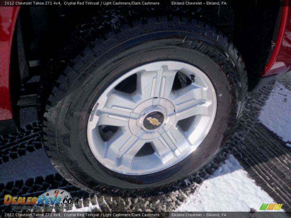 2012 Chevrolet Tahoe Z71 4x4 Crystal Red Tintcoat / Light Cashmere/Dark Cashmere Photo #9