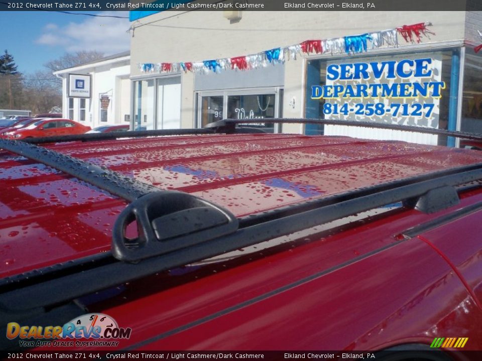 2012 Chevrolet Tahoe Z71 4x4 Crystal Red Tintcoat / Light Cashmere/Dark Cashmere Photo #11