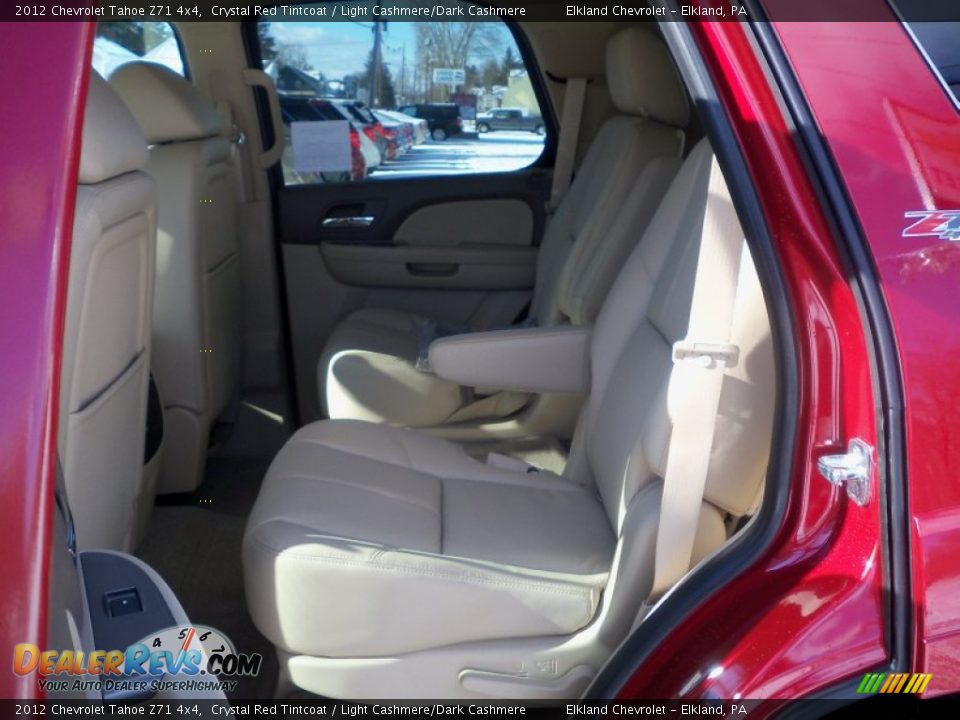 2012 Chevrolet Tahoe Z71 4x4 Crystal Red Tintcoat / Light Cashmere/Dark Cashmere Photo #16