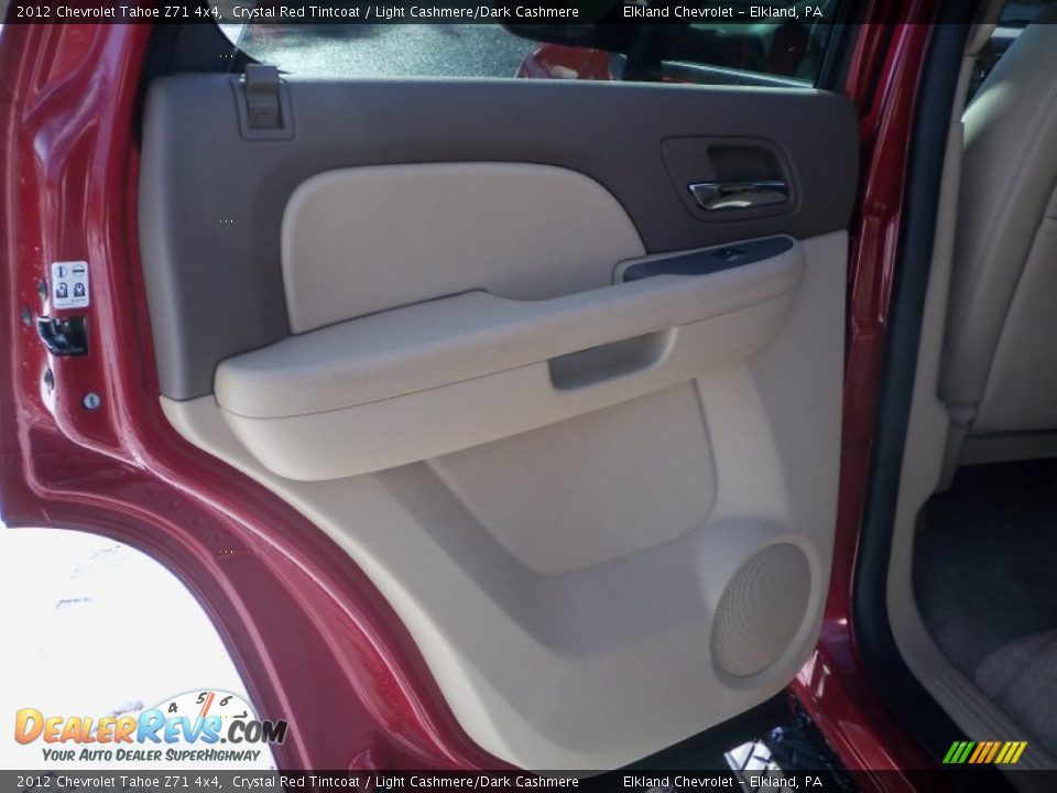 2012 Chevrolet Tahoe Z71 4x4 Crystal Red Tintcoat / Light Cashmere/Dark Cashmere Photo #17