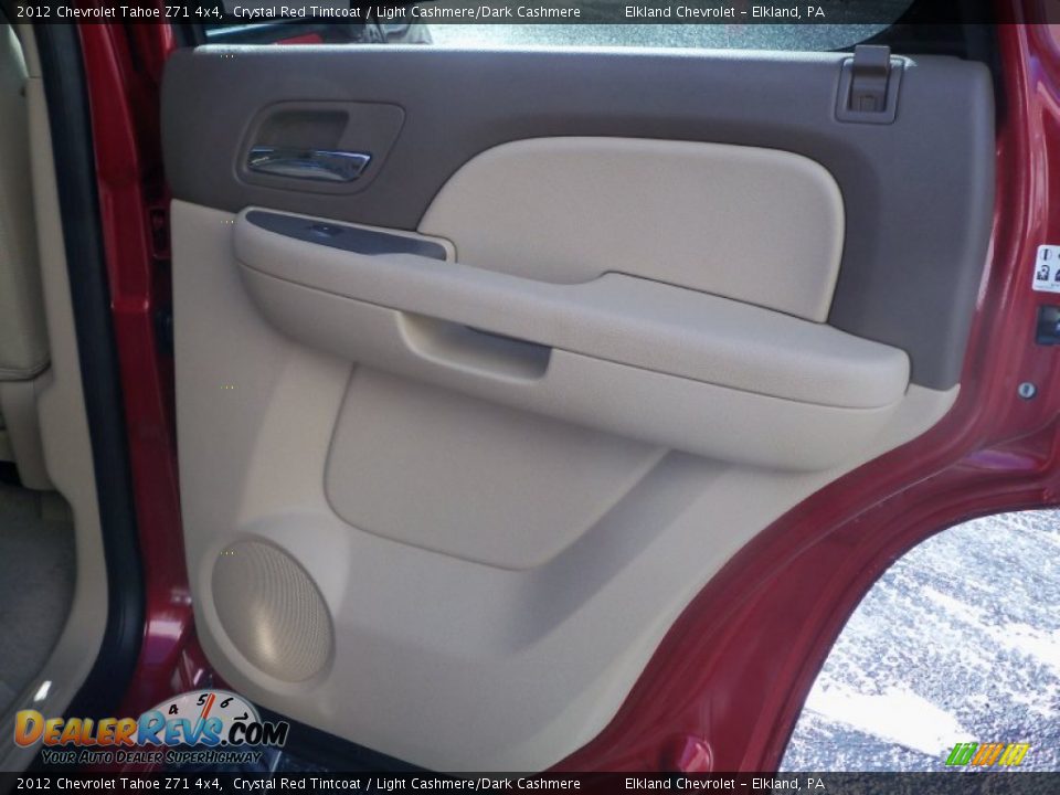 2012 Chevrolet Tahoe Z71 4x4 Crystal Red Tintcoat / Light Cashmere/Dark Cashmere Photo #18