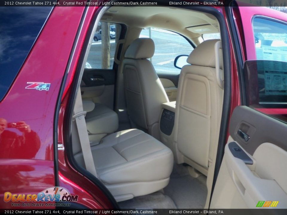 2012 Chevrolet Tahoe Z71 4x4 Crystal Red Tintcoat / Light Cashmere/Dark Cashmere Photo #20