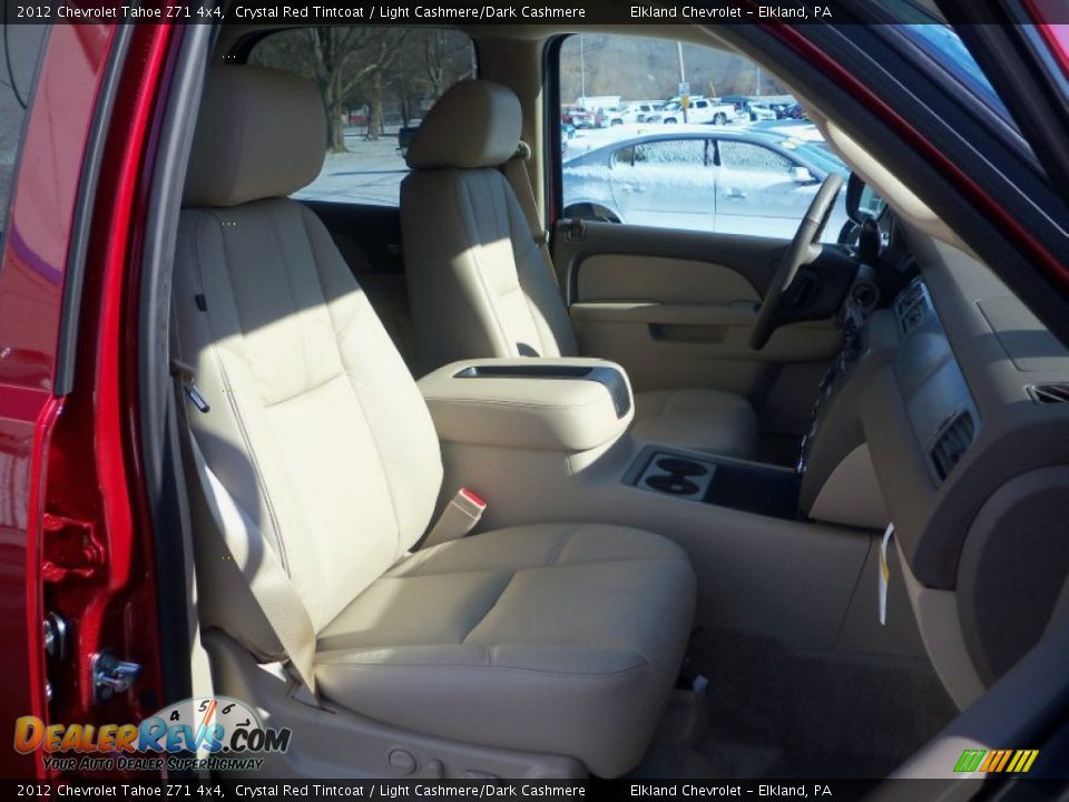 2012 Chevrolet Tahoe Z71 4x4 Crystal Red Tintcoat / Light Cashmere/Dark Cashmere Photo #23