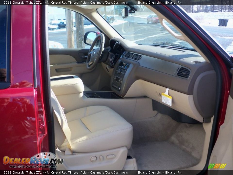 2012 Chevrolet Tahoe Z71 4x4 Crystal Red Tintcoat / Light Cashmere/Dark Cashmere Photo #24