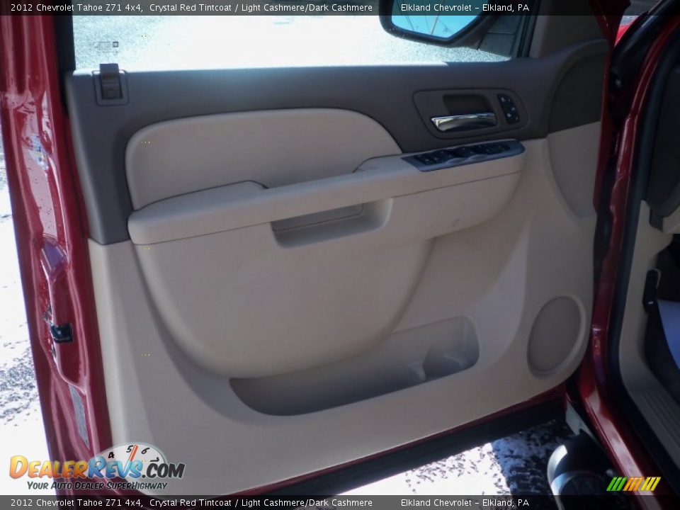 2012 Chevrolet Tahoe Z71 4x4 Crystal Red Tintcoat / Light Cashmere/Dark Cashmere Photo #26